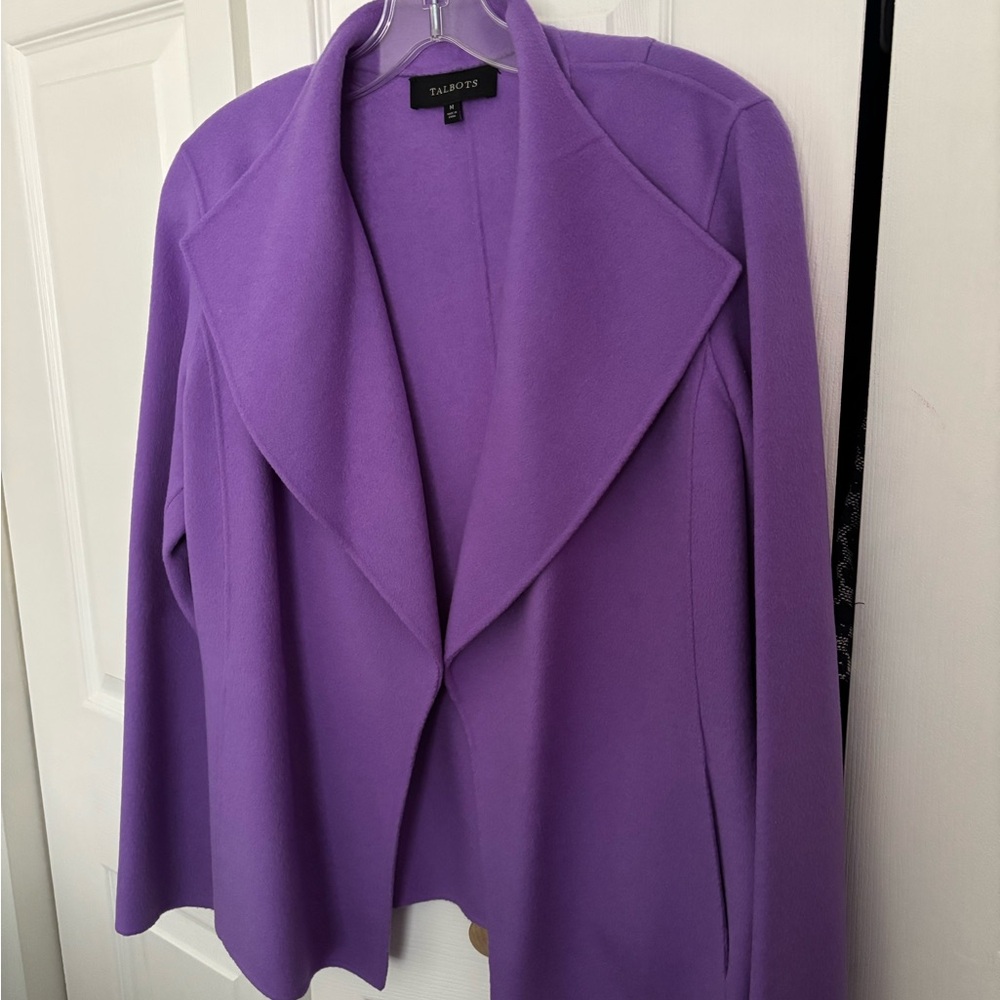Talbots Women's Vibrant Purple Blazer
